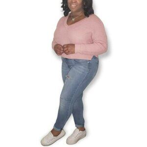 Wild Fable Women's V-Neck Pullover Sweater  Sz XXL